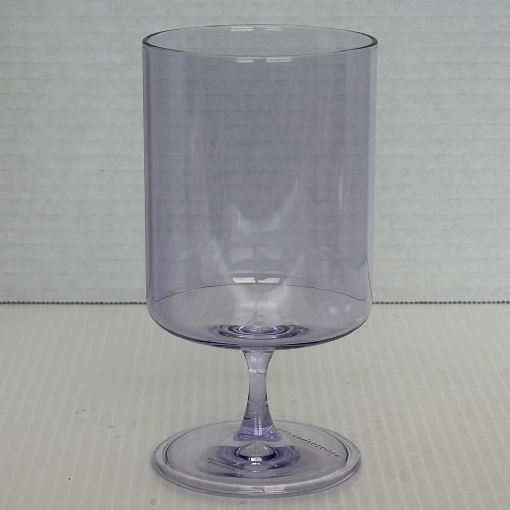 Anthropologie The Morgan Collection Lilac ShortWine Glasses Set of 2 New in Box - Picture 8 of 9